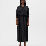 Loose masculine shirt - black