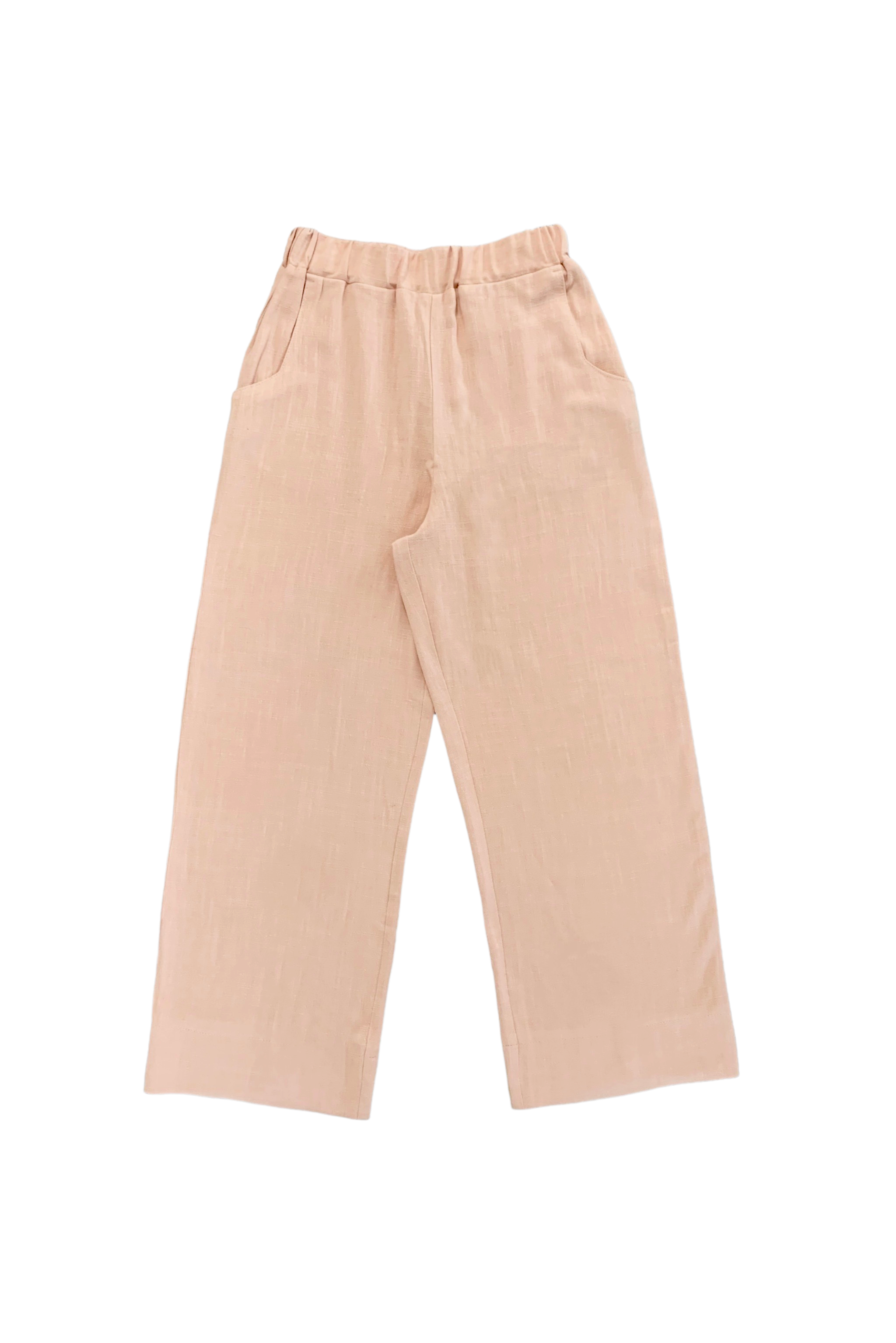 Peach linen discount pants
