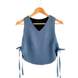 Adjustable reversible tank top - soft blue