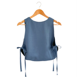 Adjustable reversible tank top - soft blue