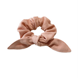 Scrunchie made from recycled fabrics