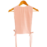 Linen Plastron - Peach