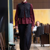 Veste sans manche et pantalon assorti. 100% laine. 