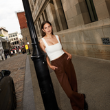Ivory Tube Top with straps