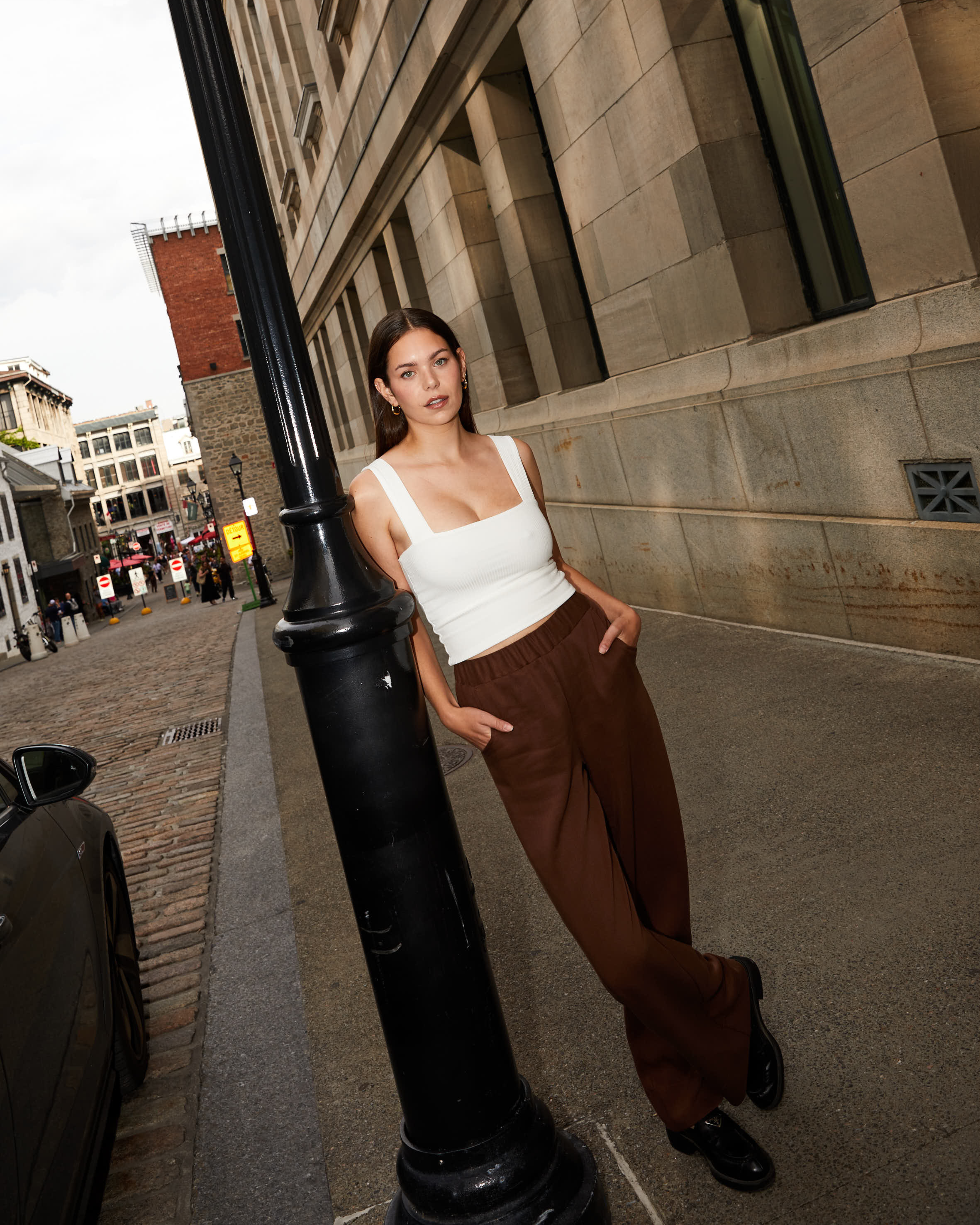 Ivory Tube Top with straps