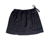 Mini skirt - cupro black