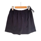 Mini skirt - cupro black