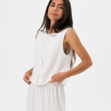 Veste sans manche - blanc