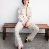 Chemise ample en lin - naturel