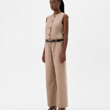 Veste sans manche - Beige
