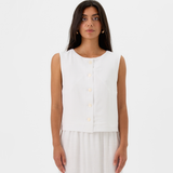 Veste sans manche - blanc